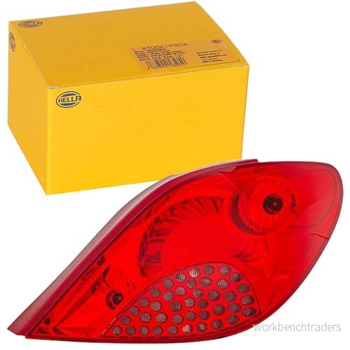 HELLA 2VP 354 038 021 Feu arrière droit P21W, PY21W, W5W 12 sans ampoules avec porte lampe PEUGEOT: 207 3/5 portes 4082300256253