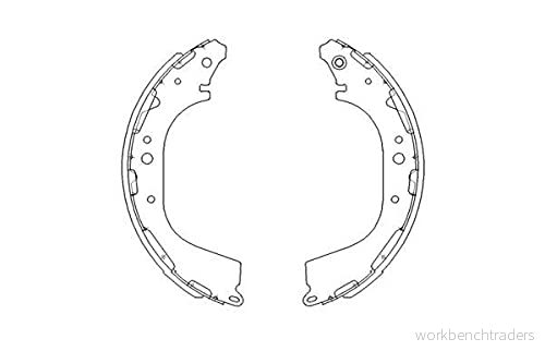 KAVO PARTS KBS 7411 Mâchoires De Frein 295 50 NISSAN: Pick Up, Navara up 8715616208154