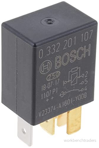 Bosch Mikrorelä 0332201107 - 12V 30A 3165143314678