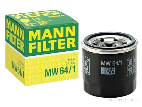MANN FILTER MW 64/1 Filtre à huile M 20 X 1.5 avec un clapet de non retour vissé 4011558844806