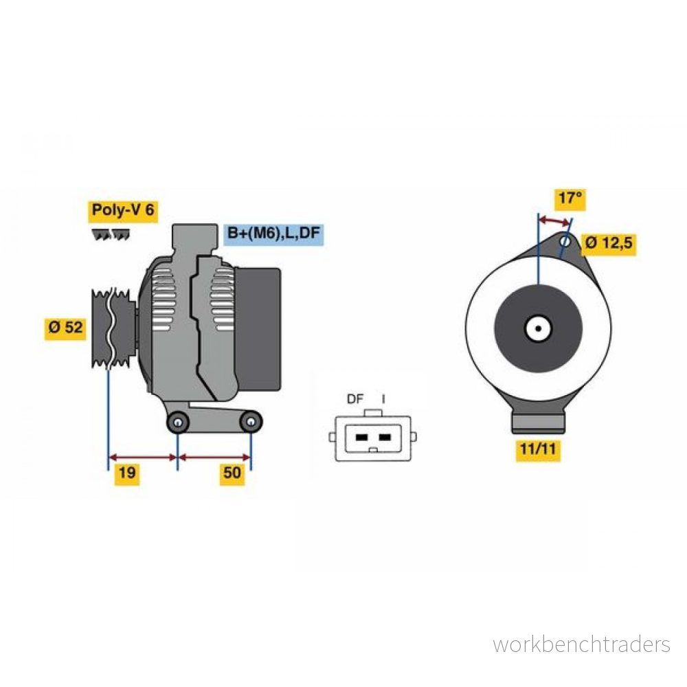 Generator BOSCH 0 986 080 230 4047024797611