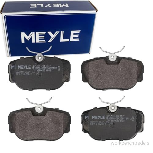 MEYLE 025 211 7317 Jeu de plaquettes frein ORIGINAL Quality Essieu avant préparé pour indicateur d'usure avec tôle anti bruit BMW: 3 Touring 4040074085783