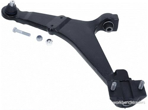 LEMFÖRDER 17433 04 Bras de suspension avec accessoires support en caoutchouc Essieu avant, inférieur, gauche barre oscillant transversal Acier 4047437367470
