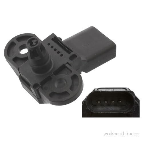 FEBI BILSTEIN 45079 Capteur, pression de suralimentation VOLKSWAGEN: Passat B6 Berline, Golf 6, 5, AUDI: A3 3/5 portes, A5 B8 Sportback 4027816450795