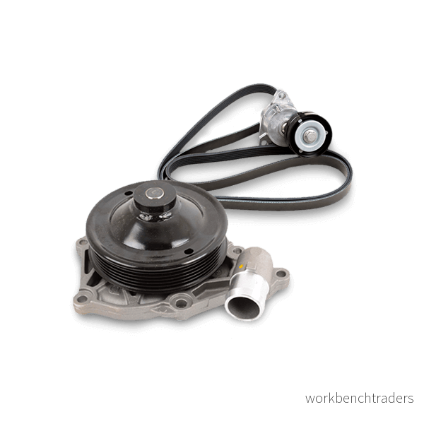 SKF VKMC 34107 Pompe à eau+Jeu de courroie trapézoïdale nervures avec joints FORD: Transit Connect Mk1 Van, Focus Break, 3/5 portes