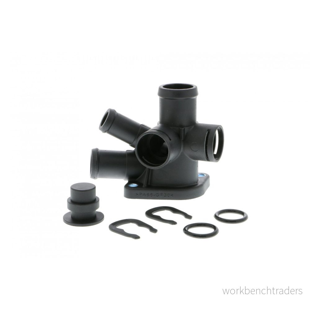 VAICO V10 0431 Bride Culasse de cylindre avec joints agrafe Qualité originale VOLKSWAGEN: Golf 3, 3 Cabrio, Passat B3/B4 Berline 4046001373176
