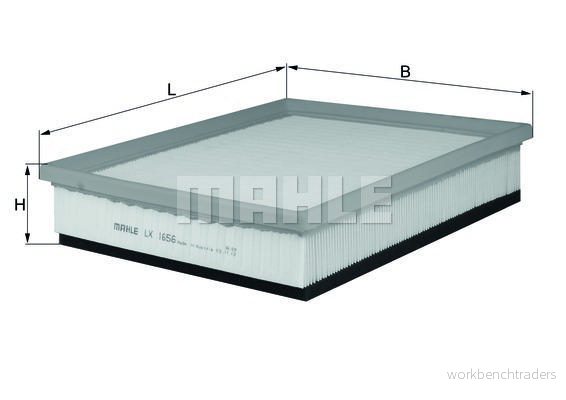 KNECHT Luftfilter LX 1656 4009026504307
