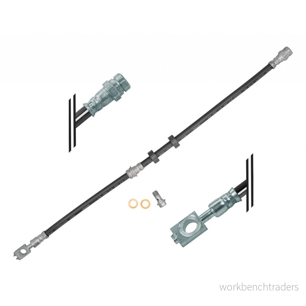 MEYLE 100 611 0079/S Flexible De Frein Essieu avant 525 M10x1 SEAT: Ibiza 3, 4, Córdoba II Berline, VOLKSWAGEN: Polo IV 3/5 portes 4040074429525