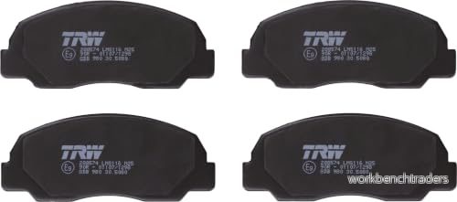 TRW GDB980 Bromsbeläggssats, skivbroms 3322936409809