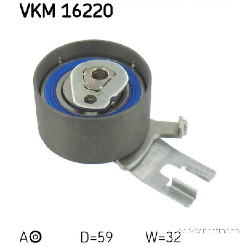 SKF VKM 16220 Poulie tendeur, courroie crantée VOLVO: S80 I, II, XC90 I 7316572389010
