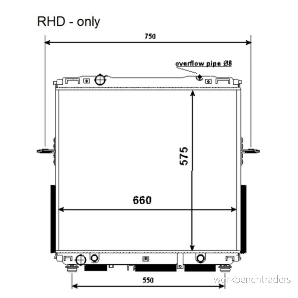Kylare, motorkylning NRF 53368 8718042036339