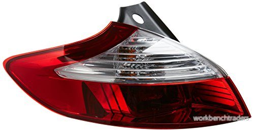 VALEO 043854 Bakljus ORIGINAL PART Vänster ytterdel med glödlampor lamphållare RENAULT: MEGANE 3 3276420438540