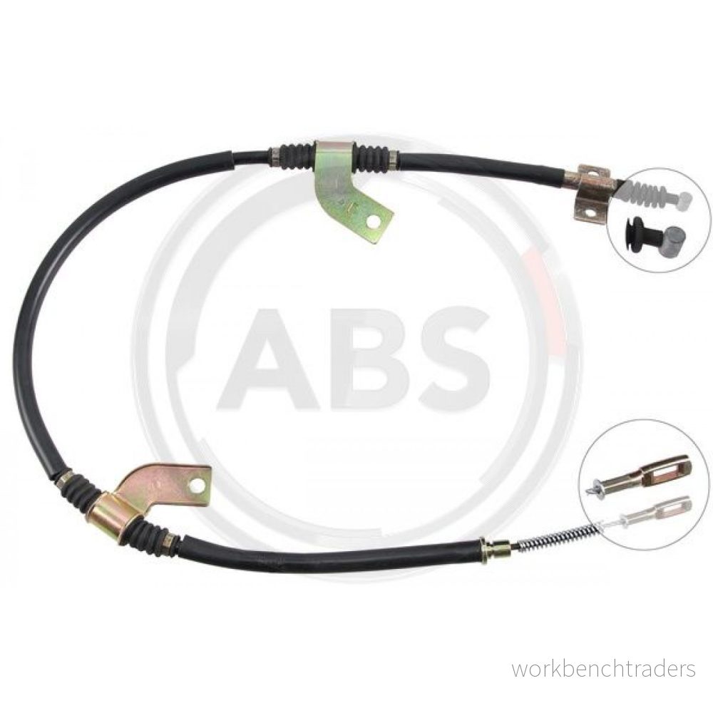 A.B.S. K16817 Câble De Frein 1077 à disque SSANGYONG: Korando II SUV, I Musso DAEWOO: SUV Cabriolet 8717109485172
