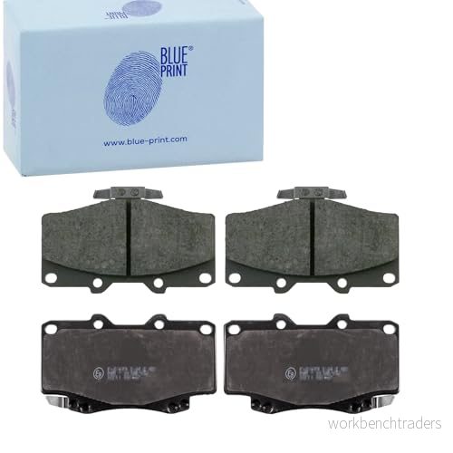 BLUE PRINT ADT34281 Jeu de plaquettes frein Essieu avant avec indicateur d'usure TOYOTA: HILUX 6 Pick up, Land Cruiser Prado 70 SUV 5050063342819