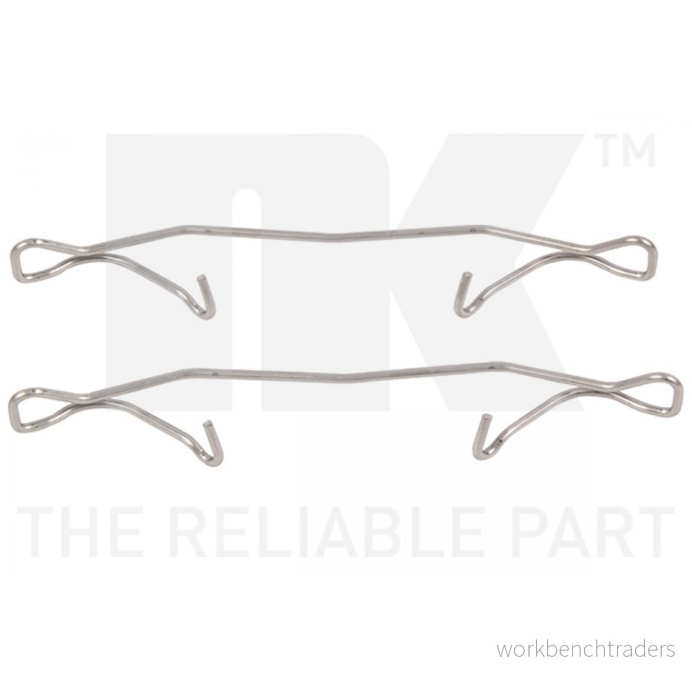 NK 7936180 Kit d'accessoires, plaquette de frein à disque PEUGEOT: 306 3/5 portes, 407 Berline, 208 I FORD: KUGA 2, Focus 3, 2 5703858366667