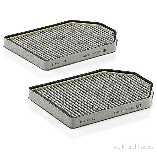 MANN-FILTER Kupéfilter CUK 2949-2 - Audi A8 - 2-pack 4011558412500