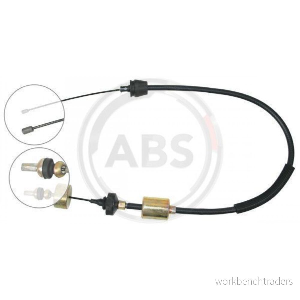 A.B.S. K27470 Câble d'Embrayage RENAULT: CLIO 2, Kangoo I Express, 8717109304336