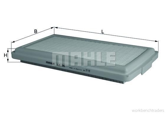 Luftfilter Knecht LX 36 4009026033661