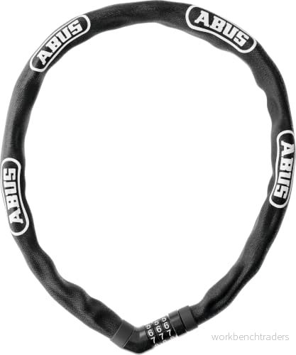 ABUS 4804C, Cykellås Unisex, Svart, 75 cm 4003318716171