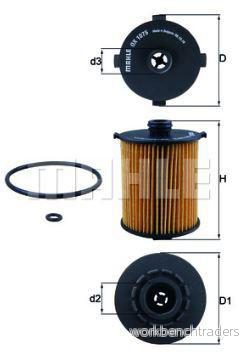 Oljefilter Purflux L1050 3286065010506