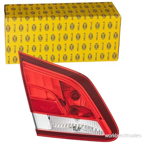 HELLA 2TZ 354 873 111 Feu arrière gauche Partie intérieure LED, P21W, W16W 12 avec ampoules porte lampe MERCEDES BENZ: Classe B 4082300851151