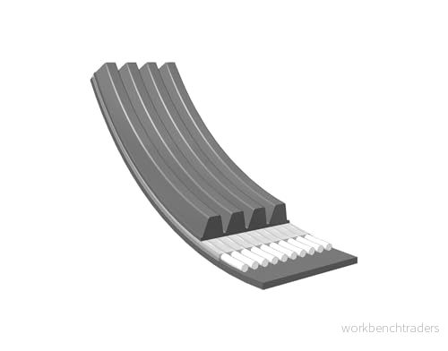 MEYLE 050 004 0790 Courroie Poly V 790 4 EPDM (éthylène propylène diène caoutchouc) ORIGINAL Quality SUZUKI: Jimny SUV, Grand Vitara 1 SUV 4040074203774