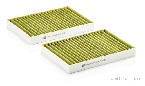 MANN-FILTER Kupéfilter FP 2722-2 för personbilar - 2-pack 4011558065065