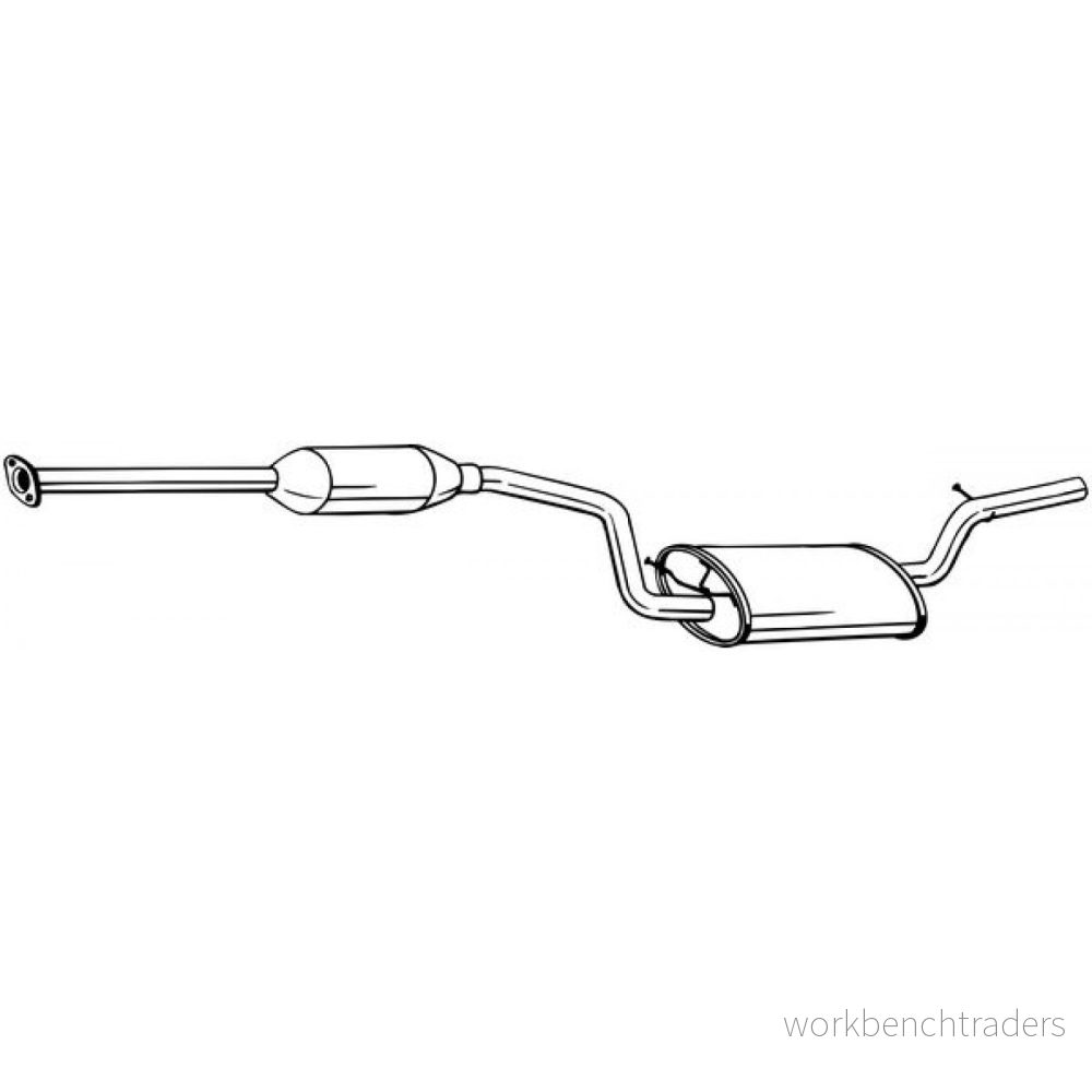mittenljuddämpare Bosal 288203