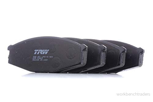 TRW GDB251 Bromsbeläggssats - Skivbroms 3322936402510