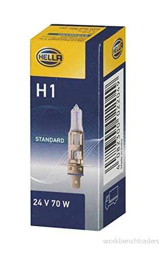 HELLA 8GH 002 089 251 Ampoule, projecteur longue portée H1 24V 70W Halogène VOLVO: FLC, MERCEDES BENZ: ATEGO 2, Vario Bus 4082300022049