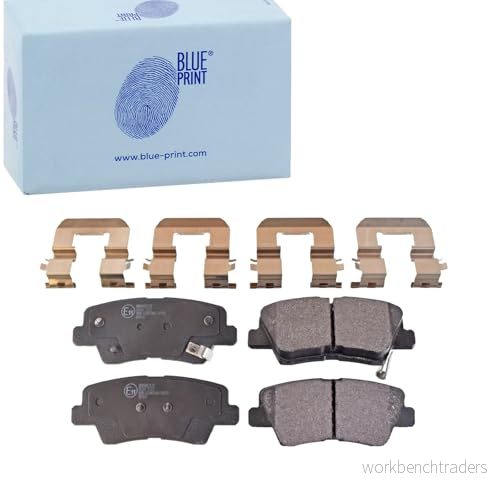 Blue Print Bromsbeläggssats, skivbroms ADG042127 5050063092493