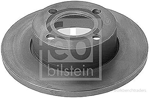 febi bilstein 10915 Remschijf Set (2 Remschijf) voorzijde, vol, No. van gaten 4 4027816109150