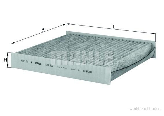 KNECHT Kupéfilter LAK 220 4009026503966