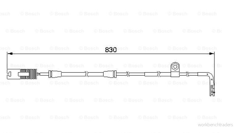 Bosch Varningssensor Bromsbeläggslitage 1 987 474 958 3165143649619