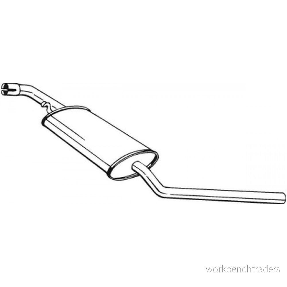 mittenljuddämpare Bosal 281 603 3351642816038
