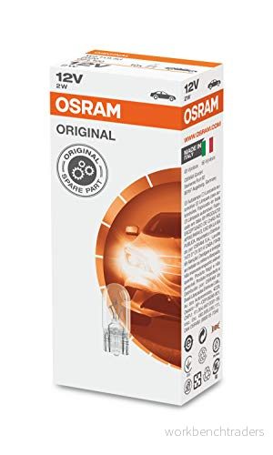 Glödlampa Sekundär OSRAM W2W 12V, 2W 4008321094100