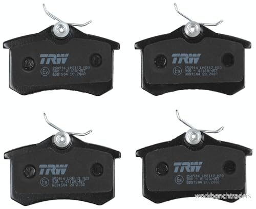 TRW GDB1504 Bromsbeläggssats, skivbroms 3322937320349