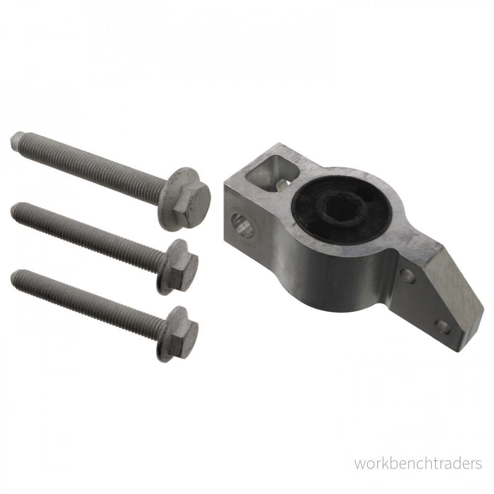 febi BILSTEIN 45892 Silent Bloc De Triangle avec monture Plus Essieu avant droit, inférieur, arrière Support métal caoutchouc VOLKSWAGEN: GOLF 6 4027816458920