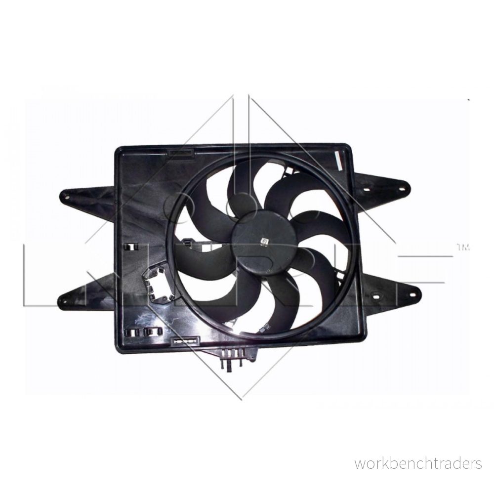 NRF 47430 ventilateur Moteur 384 12 250 avec cadre du de radiateur (encadrement) FIAT: Doblo I Cargo